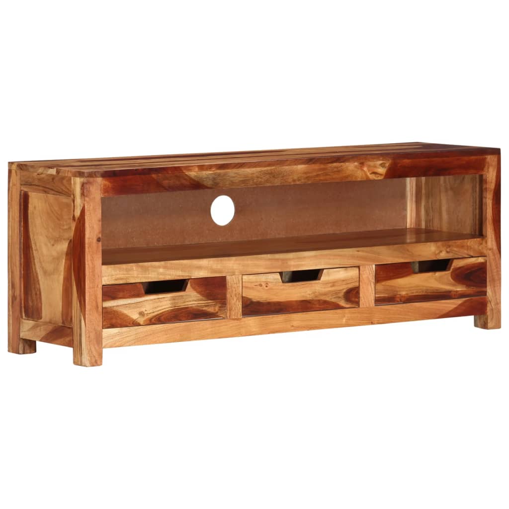 TV Cabinet Honey touch Solid acacia wood Medium TV Cabinet