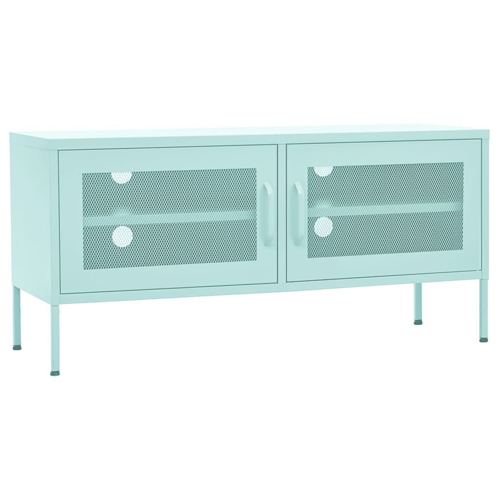 TV Cabinet Mint Steel Compact Levelers TV Cabinet Rectangular