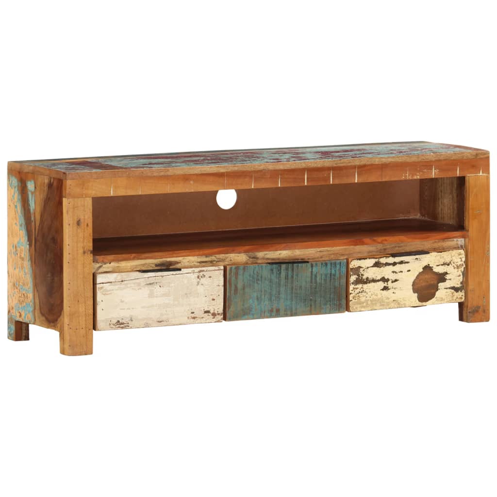 TV Cabinet Multicolor, including blue, green, cream