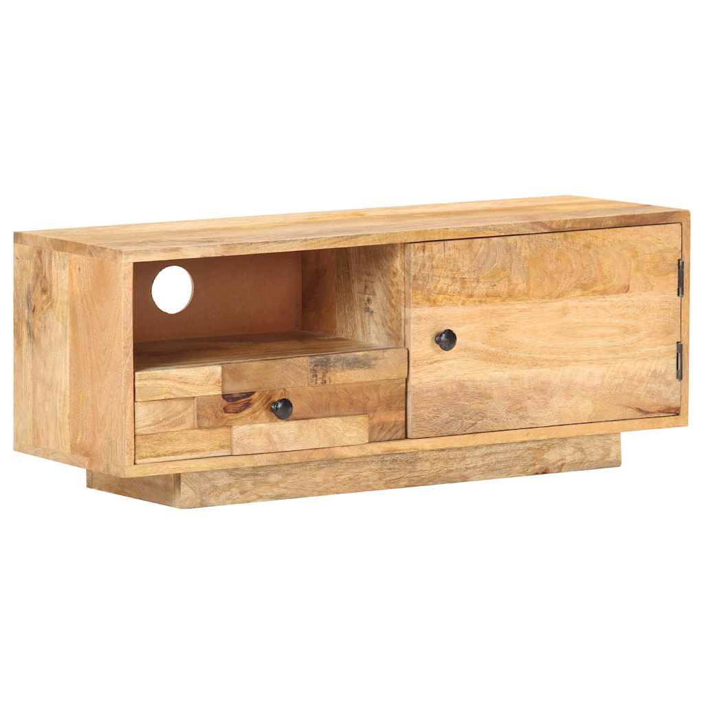TV Cabinet Natural mango wood Solid mango wood Medium TV Cabinet