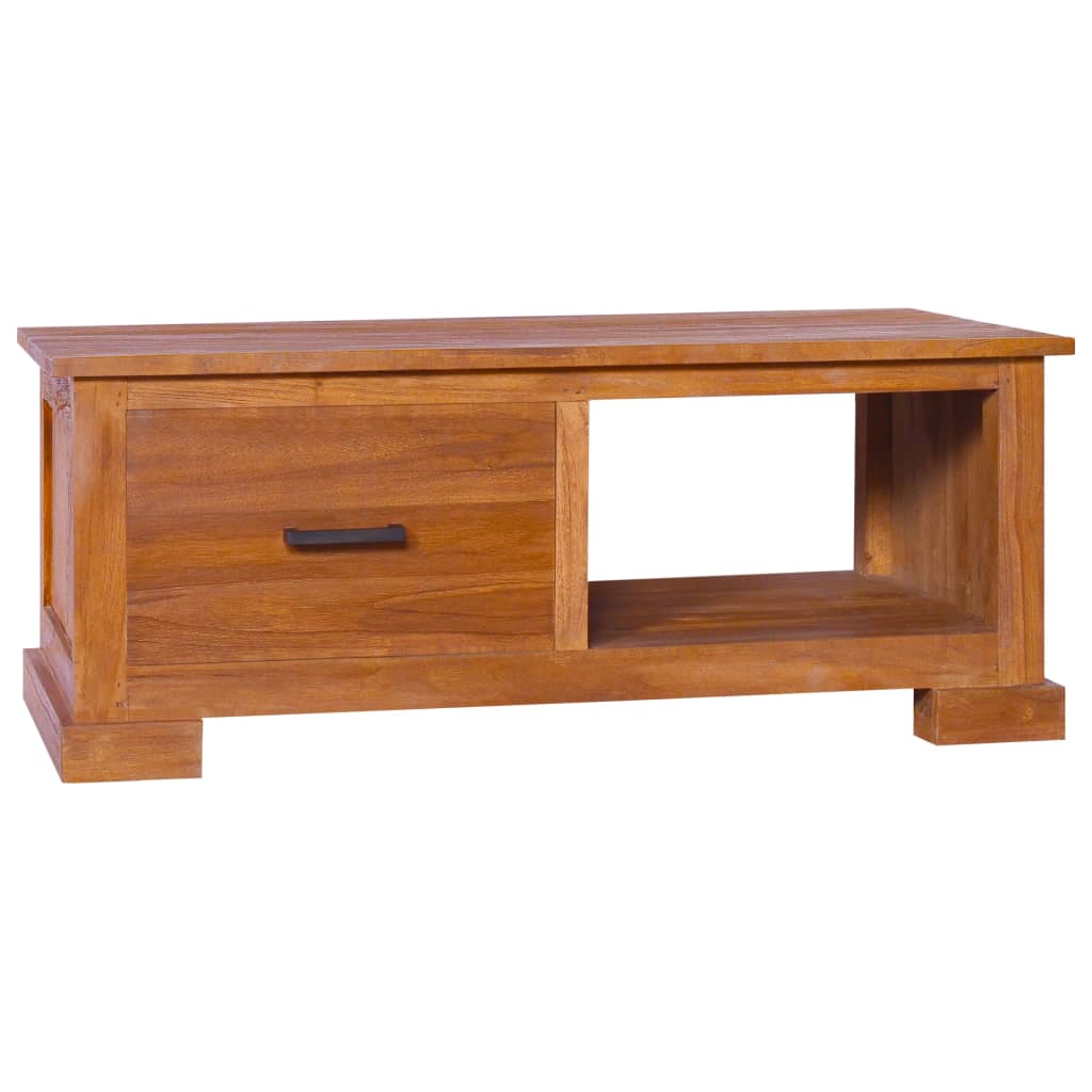 TV Cabinet Natural teak Fine sanded teak hardwood Medium