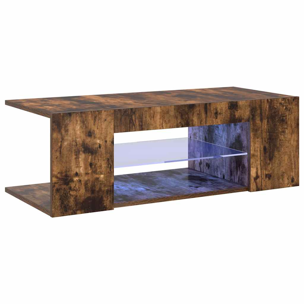 TV Cabinet Smoked Oak Engineered Wood 35.4 x 15.4 x 11.8 in