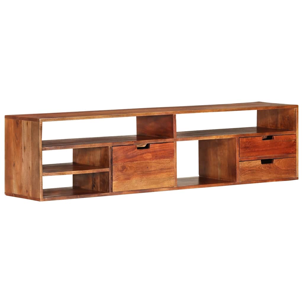 TV Cabinet Solid acacia wood, engineered wood Large TV Cabinet