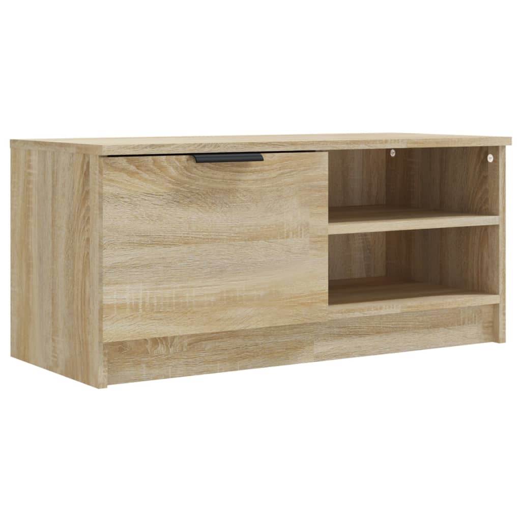 TV Cabinet Sonoma oak Engineered wood 31.5x13.8x14.4 in