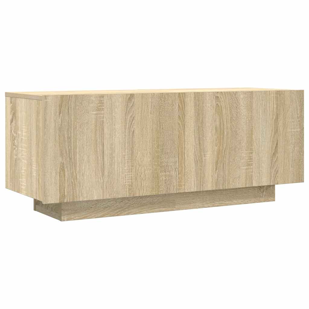 TV Cabinet Sonoma Oak Engineered Wood Medium Storage TV Cabinet