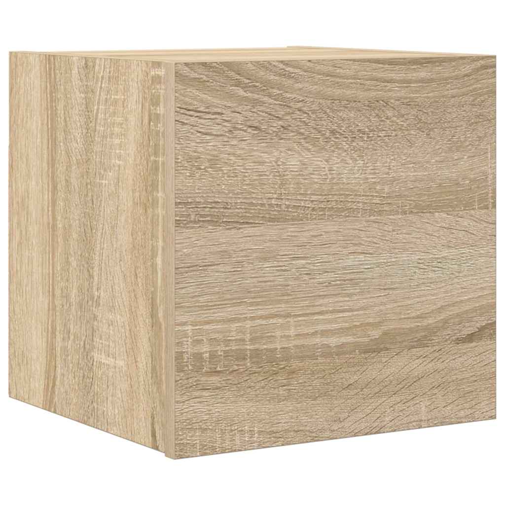 TV Cabinet Sonoma Oak Engineered Wood Small TV Cabinet Square