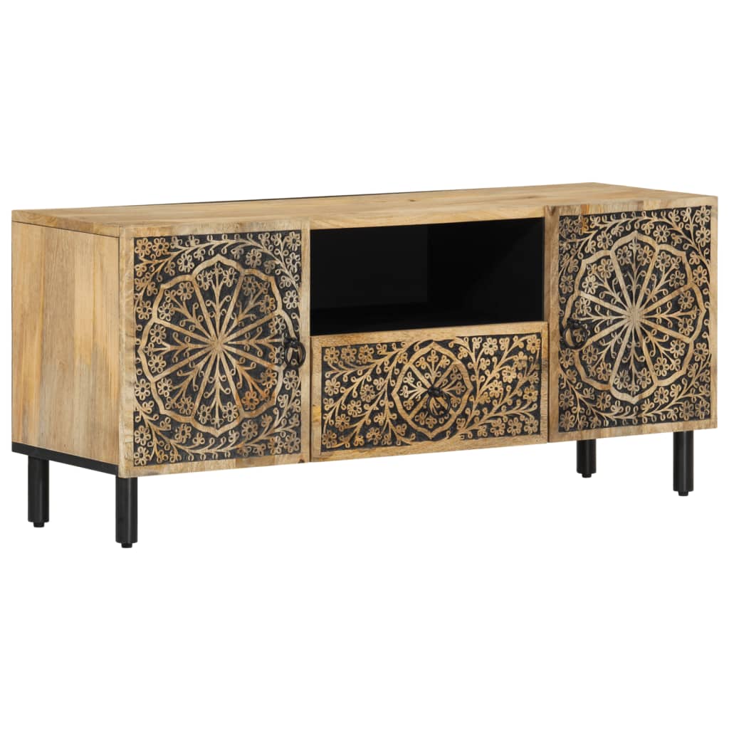 TV Stand 41.3"x13"x18.1" Solid Wood Mango