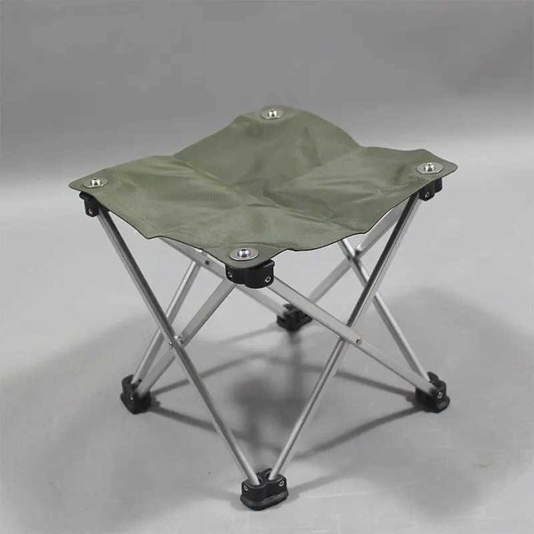 Ultra-light aluminum alloy folding camp bench for outdoor picnics, fishing, and beach use
