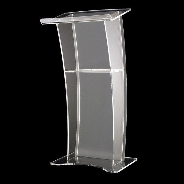Unique and stylish modern acrylic podium lectern for hot sales