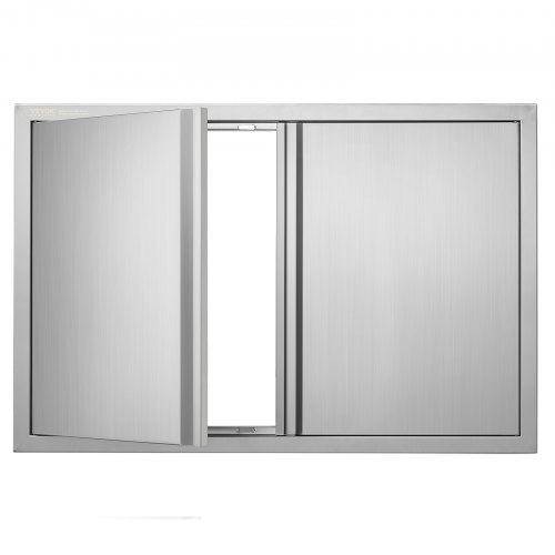 VEVOR 36W x 24H Inch Stainless Steel Outdoor BBQ Access Door with Recessed Handles