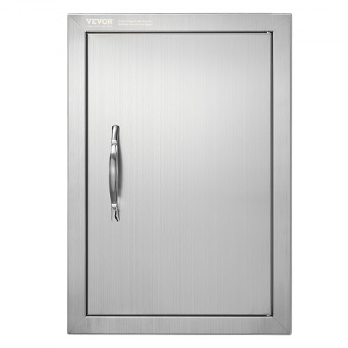 VEVOR BBQ Access Door, 14W x 20H Inch Single Outdoor Kitchen Door, Stainless Steel Flush Mount Door, Wall Vertical Door with Handle, for BBQ Island, G

VEVOR stainless steel BBQ island door, 14x20 inches, single vertical flush-mount outdoor kitchen door with handle