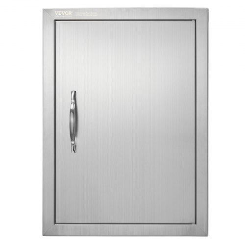 VEVOR BBQ Access Door, 16W x 22H Inch Single Outdoor Kitchen Door, Stainless Steel Flush Mount Door, Wall Vertical Door with Handle, for BBQ Island, G

VEVOR stainless steel BBQ access door, 16-inch wide by 22-inch tall single outdoor kitchen door, flush-mounted vertical wall door with handle for BBQ islands