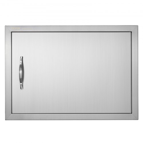 VEVOR BBQ Access Door, 24W x 17H Inch Single Outdoor Kitchen Door, Stainless Steel Flush Mount Door, Wall Vertical Door with Handle, for BBQ Island, G

Stainless steel flush-mount VEVOR BBQ access door, 24"W x 17"H single outdoor kitchen door with handle, designed for BBQ island walls