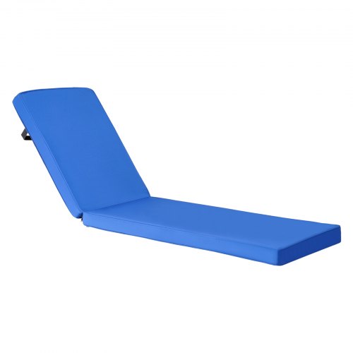 VEVOR Chaise Lounge Cushion, 72 x 21 x 3 in, Outdoor Lounge Chair Cushions, Waterproof & Fade-Resistant, Sun Lounger Replacement Cushions with Ties, P

VEVOR outdoor chaise cushion measuring 72x21x3 inches, waterproof and fade-proof replacement padding with ties for sun loungers