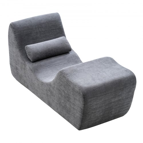 VEVOR ergonomic yoga chaise lounge chair for indoor relaxation, massage, and stretching exercises