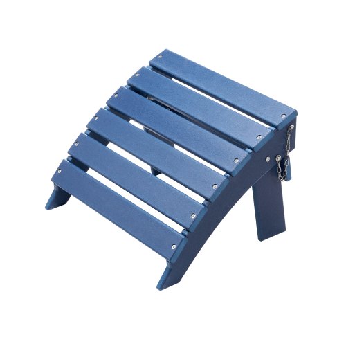 VEVOR folding Adirondack ottoman, 15.7x18.9x13 inches, weatherproof HDPE footrest for Adirondack chairs