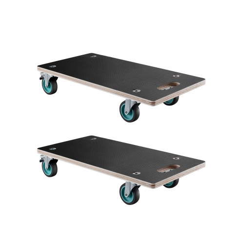 VEVOR furniture dolly with 4 silent TPR wheels supports 551 lbs for moving pianos and heavy items