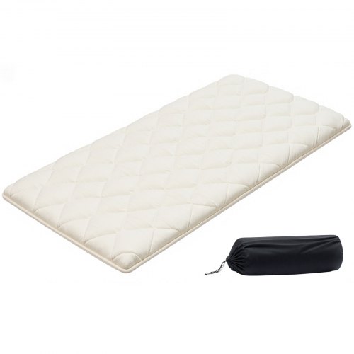 VEVOR Japanese Tatami Mat, Twin Size Foldable Japanese Tatami Mattress, Futon Mattress with Storage Bag & Fastener, 9-Layer Floor Mat for Sleeping, Do