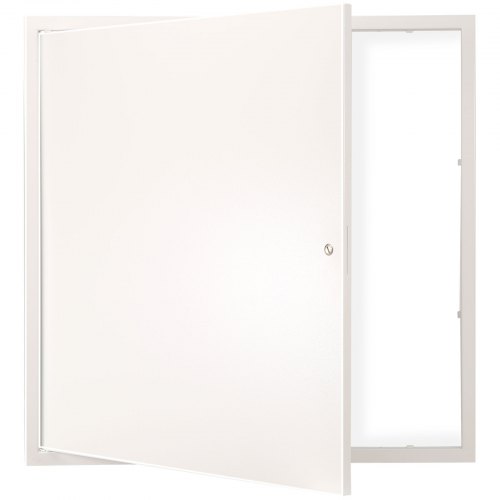 VEVOR's 24x24 inch heavy-duty steel access panel for drywall and ceilings, featuring reinforced construction and easy installation