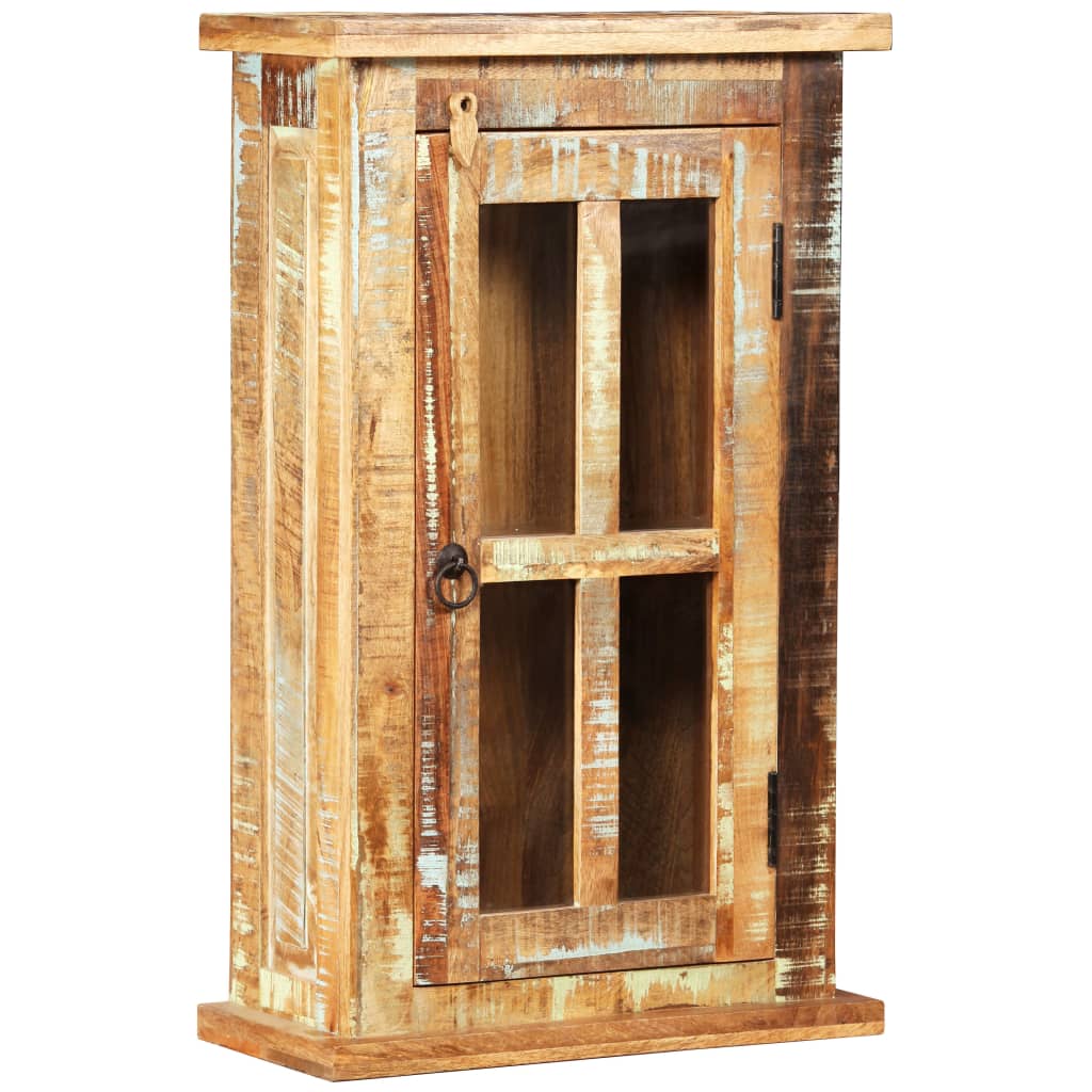 Wall Cabinet Solid Reclaimed Wood 17.3