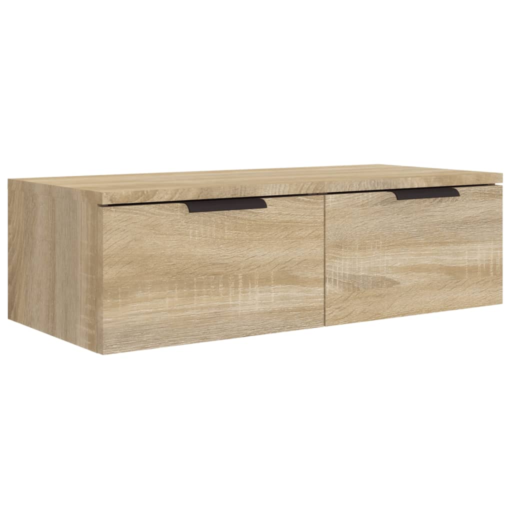 Wall Cabinet Sonoma Oak Engineered Wood 26.8x11.8x7.9 in