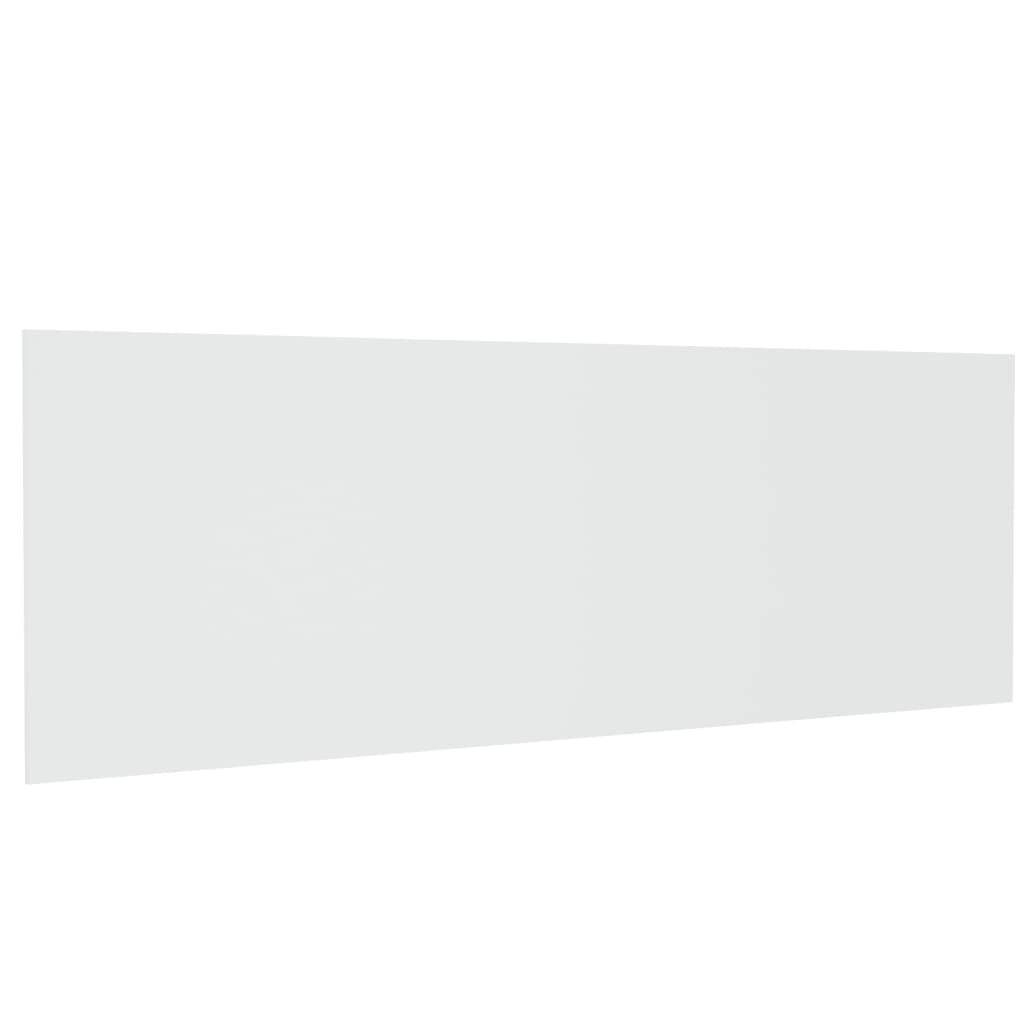 Wall Headboard White Engineered wood 94.5 x 0.6 x 31.5 in