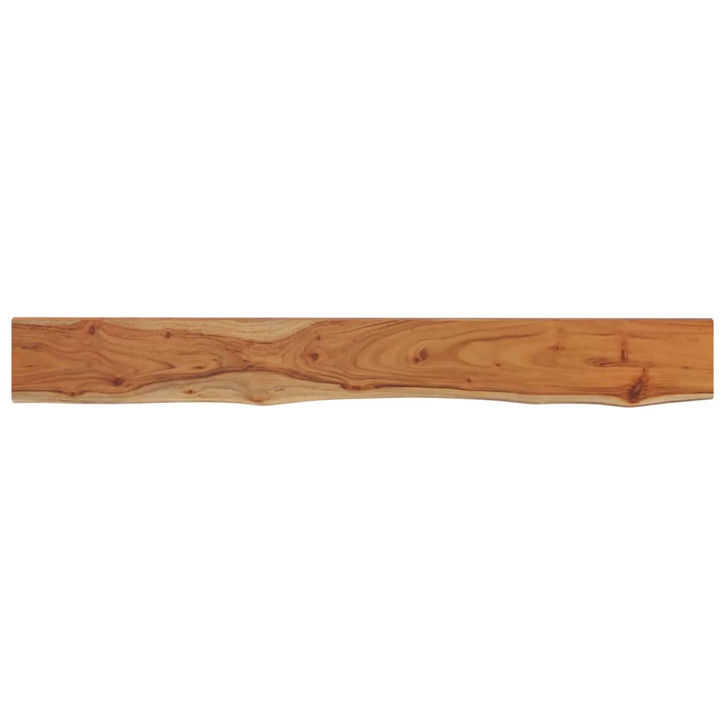 Wall Shelf Brown Solid Acacia wood 70.9 in x 7.9 in x 1.5 in