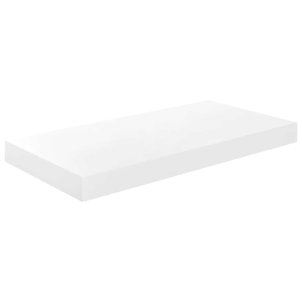 Wall Shelf Glossy white Honeycomb MDF 19.7 in x 9.1 in