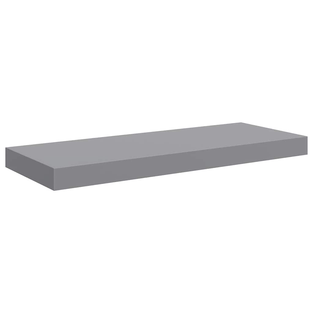Wall Shelf Grey Honeycomb MDF, metal frame Medium Wall Shelf