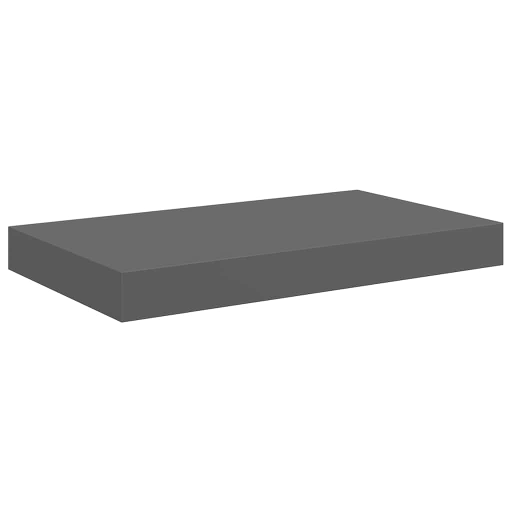 Wall Shelf High gloss grey Honeycomb MDF Small Wall Shelf