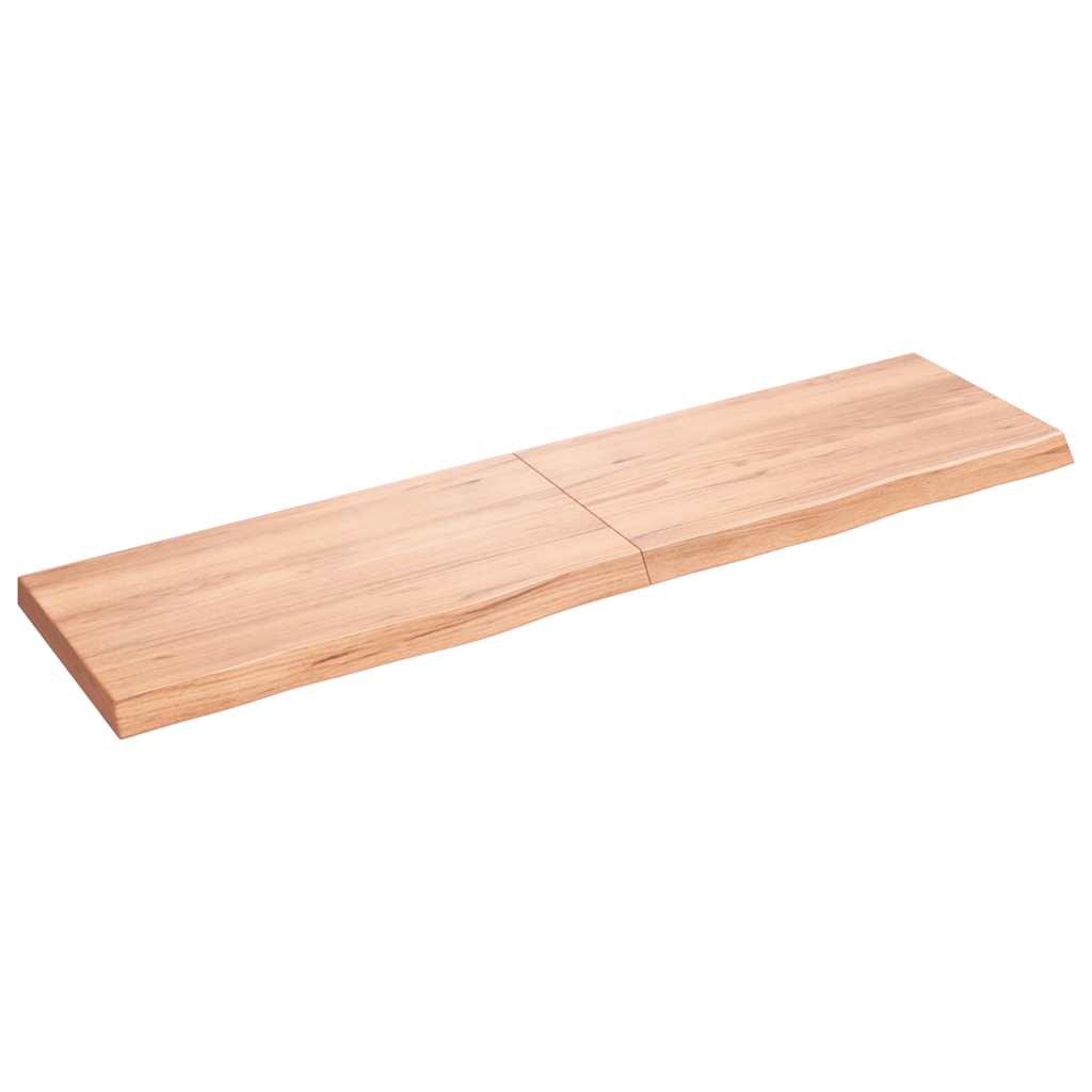 Wall Shelf Light brown Solid oak wood Medium