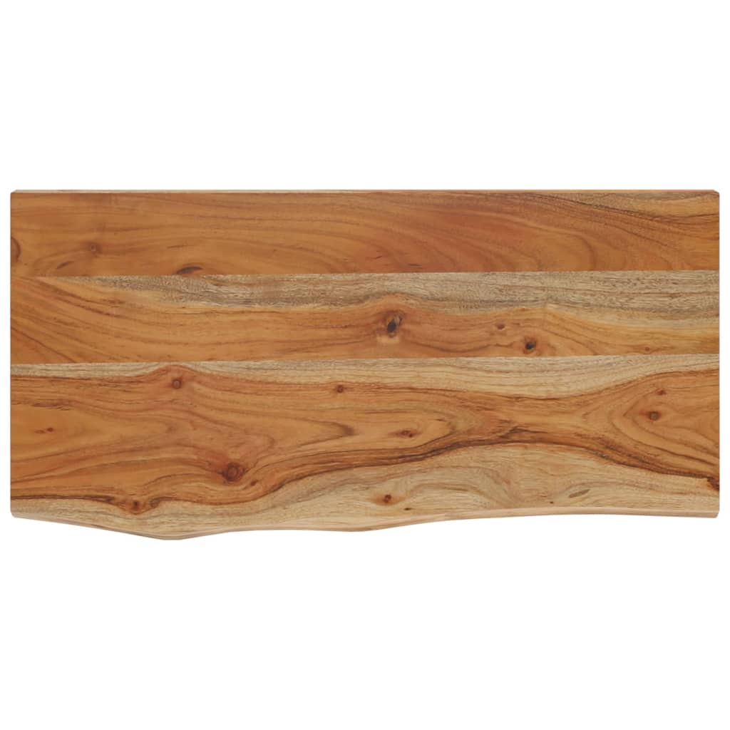 Wall Shelf Natural Solid Acacia wood 23.6x11.8 in Durable