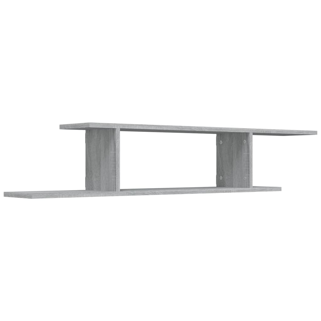 Wall-mounted TV Shelf Grey sonoma Engineered Wood