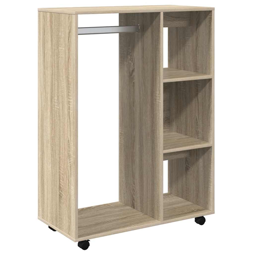 Wardrobe Sonoma Oak Engineered Wood 31.5 x 15.7 x 43.3 in