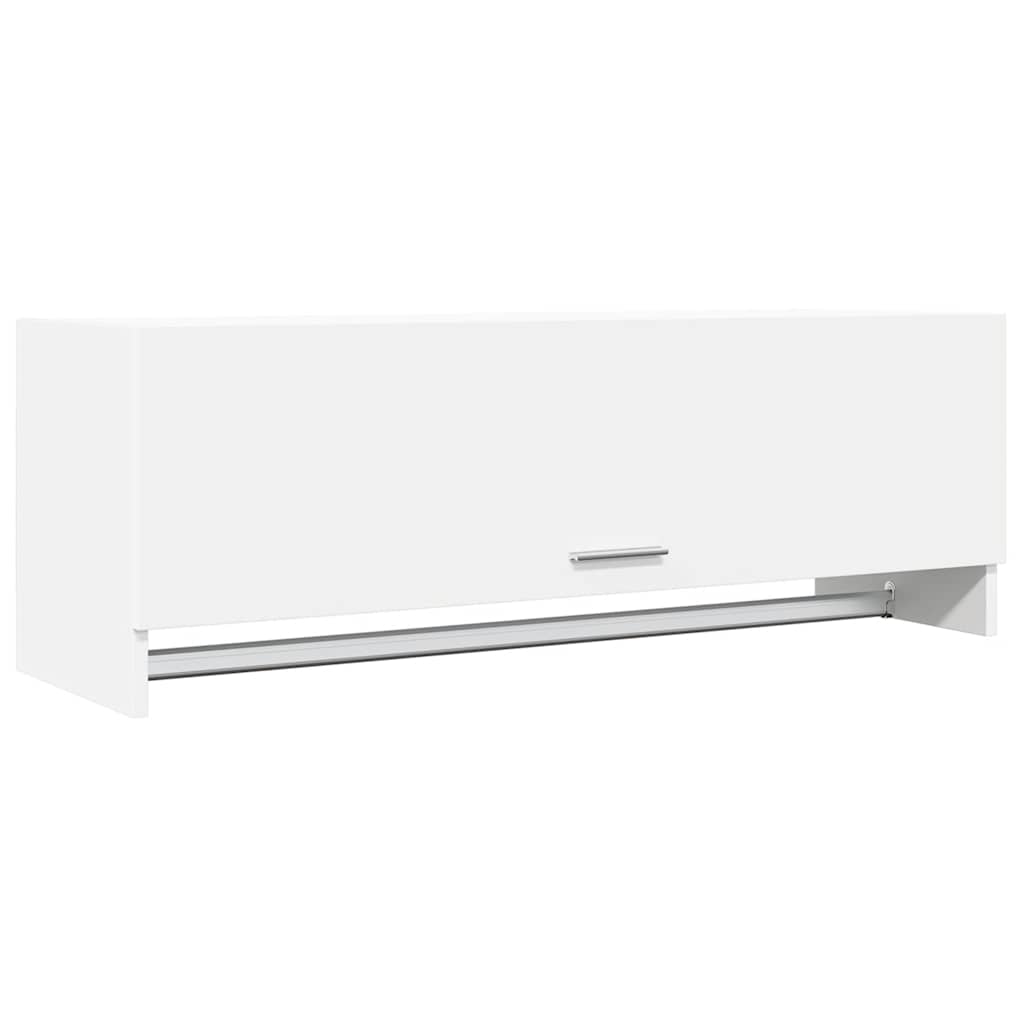 Wardrobe White Engineered wood Compact Doors Wardrobe