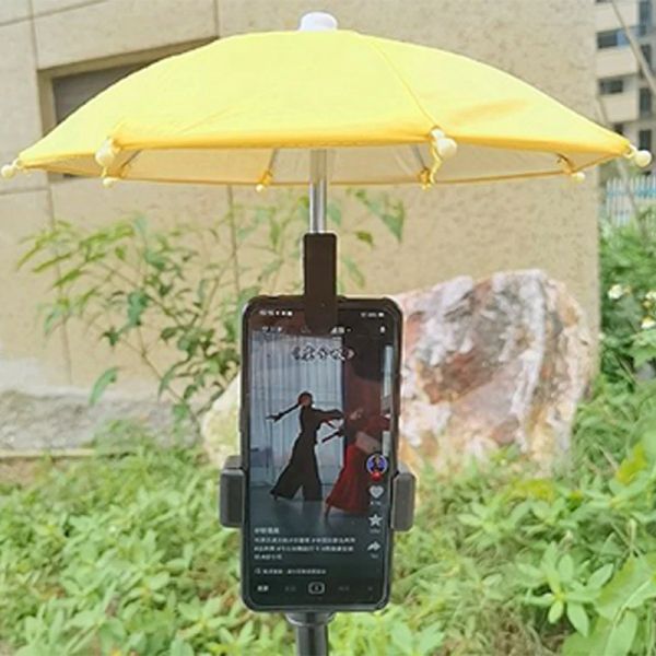 Waterproof motorcycle phone holder with sunshade and helmet sunscreen bracket, 1 piece accessory