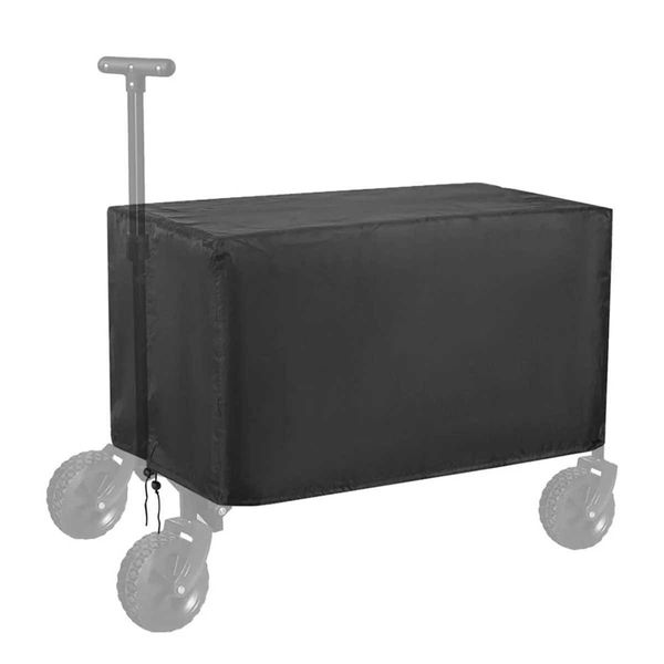 Waterproof outdoor folding cover for garden carts with storage bag included