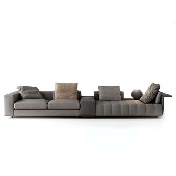 WBERT Italian Design Living Room Furniture Freely Combined Modular Fabric Sectional Sofa Set