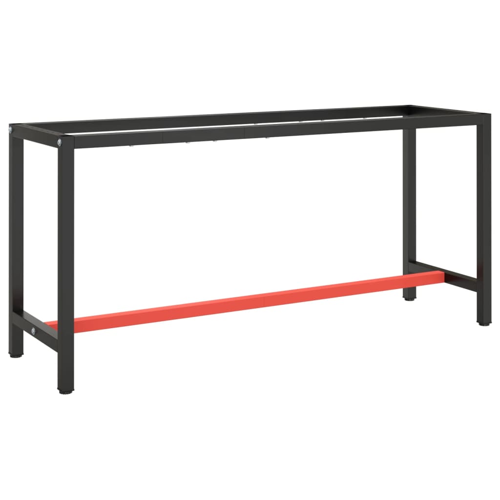 Work Bench Frame Matte Black Powder-coated metal Medium Durable